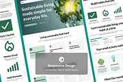 Ecozy Sustainable Habits Landing, a Landing Page Template by productype1 (Thumbnail 3 of 5)