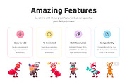 Animated Ant Cartoon Stickers, an Emoji Icon by Vectors Market (Thumbnail 2 of 3)