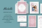 Wedding Invitation Suite | Michelle, an Invitation Template by Hues of Hodges (Thumbnail 1 of 6)