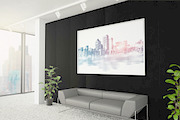 Office Wall Decoration Mockup Set, a Print Template by McLittle Stock (Thumbnail 6 of 10)
