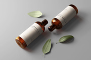 Amber Glass Bottle Mockups, a Cups & Container Mockup by pmvch (Thumbnail 10 of 10)