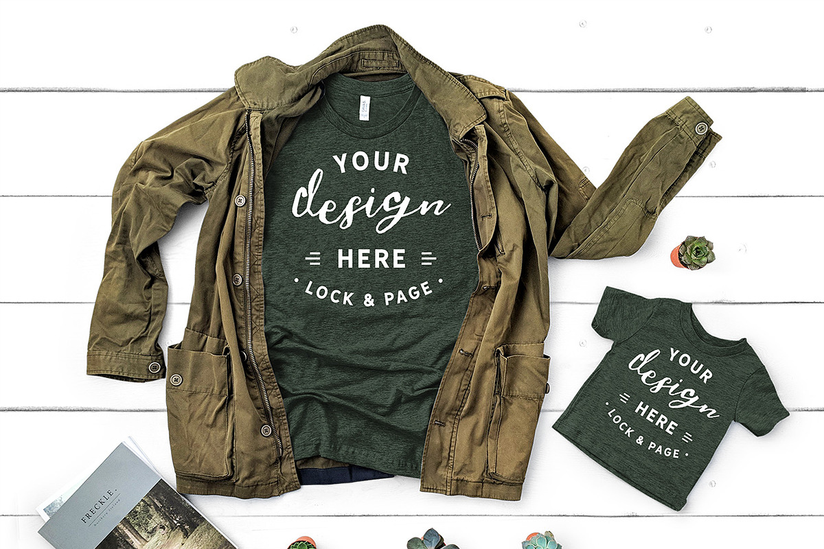 T-Shirt Mockup Bundle Bella Canvas, a Shirt Mockup by lock and page (Photo 40 of 71)