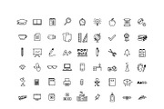 54 School Themed Icons - Vectors, an Outline Icon by Professional Assets (Thumbnail 1 of 3)