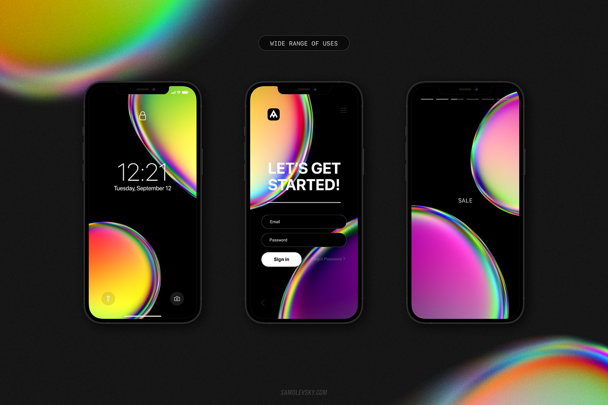 Iridescent Blob Shapes Collection, an Object Graphic by Samolevsky (Photo 3 of 13)