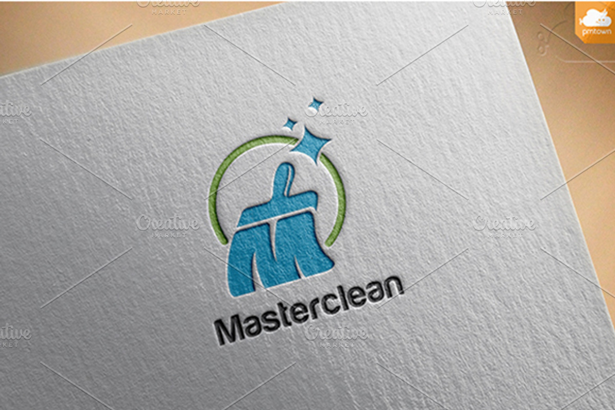 Master Clean, a Branding & Logo Template by blends.studio (Photo 1 of 2)