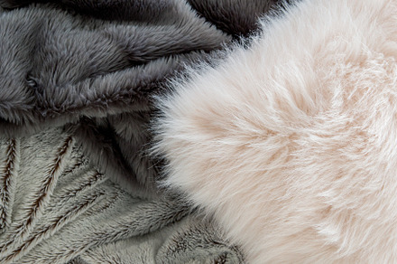 Faux Fur Blankets Pillows Layflat