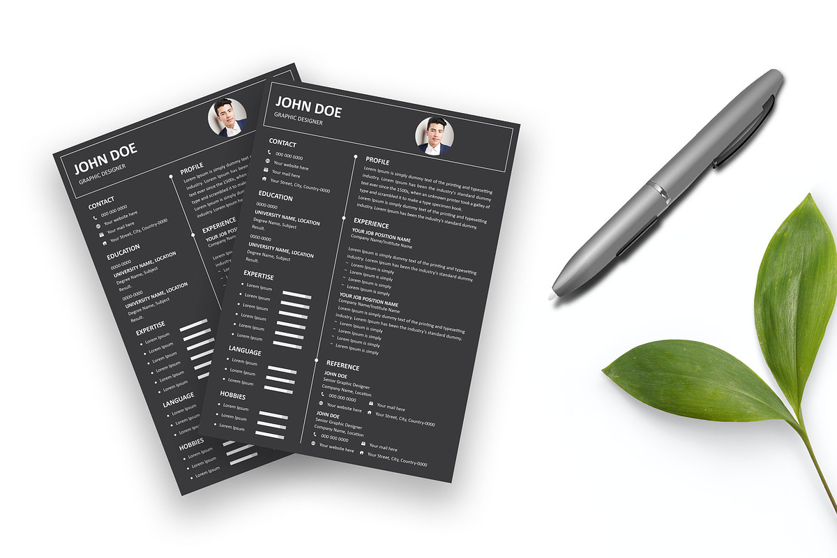 Modern Resume Template Design, a Resume Template by Annudesign (Photo 4 of 9)