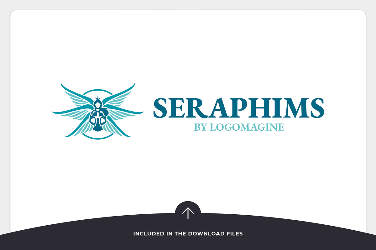 Seraphims - Angel Logo Template, a Branding & Logo Template by LOGOMAGINE (Photo 15 of 16)