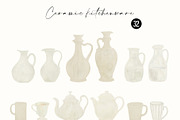 Country Kitchenware Watercolor Set, a Decorative Illustration by Sunshine Art (Thumbnail 8 of 16)