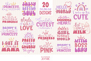 Baby Girl SVG Quote Bundle, an Object Graphic by IllustratorAnnie (Thumbnail 1 of 8)