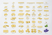 Big set of Illustrated Italian pasta, an Object Graphic by Yummy (Thumbnail 9 of 12)