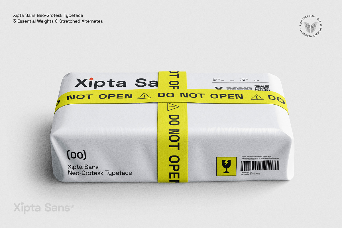 Xipta Sans – Neo Grotesk Typeface, a Sans Serif Font by Pengedar Seni (Photo 10 of 12)