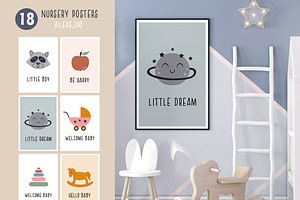 Bohemian Baby Icons Collection