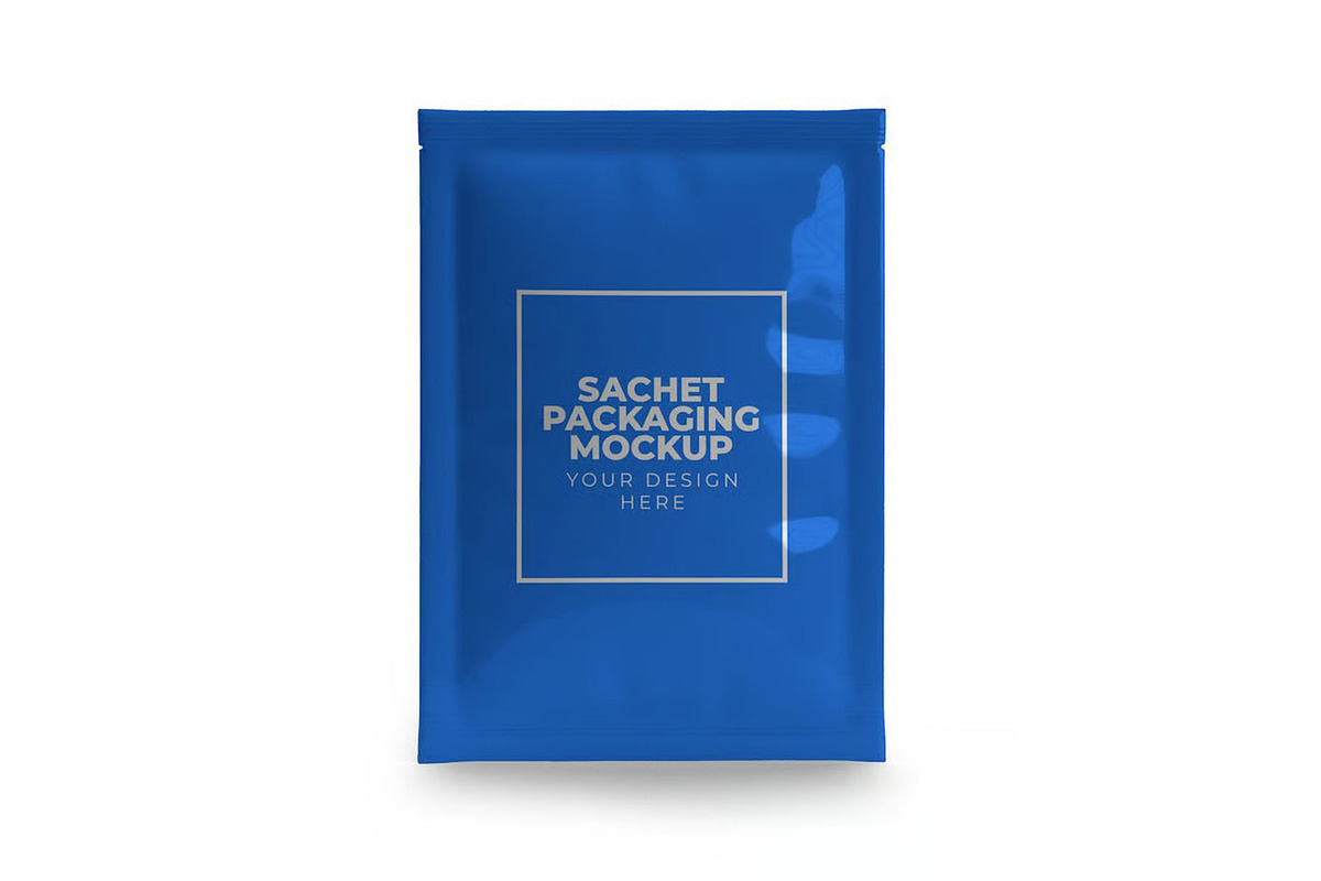 Sachet Packaging Mockup Set, a Packaging Mockup by DesignRushMarket (Photo 4 of 11)