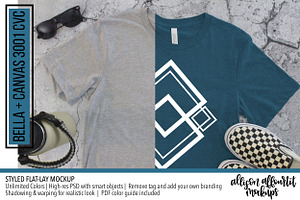 Change Colors! Mens 3001 Mockup