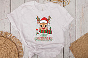 Reindeer Merry Christmas PNG, an Illustration by DreamPrint404 (Thumbnail 7 of 7)
