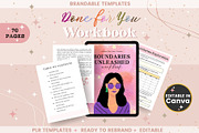 Boundaries Unleashed Workbook, a Templates & Theme by bellaROSEworkshop (Thumbnail 1 of 10)
