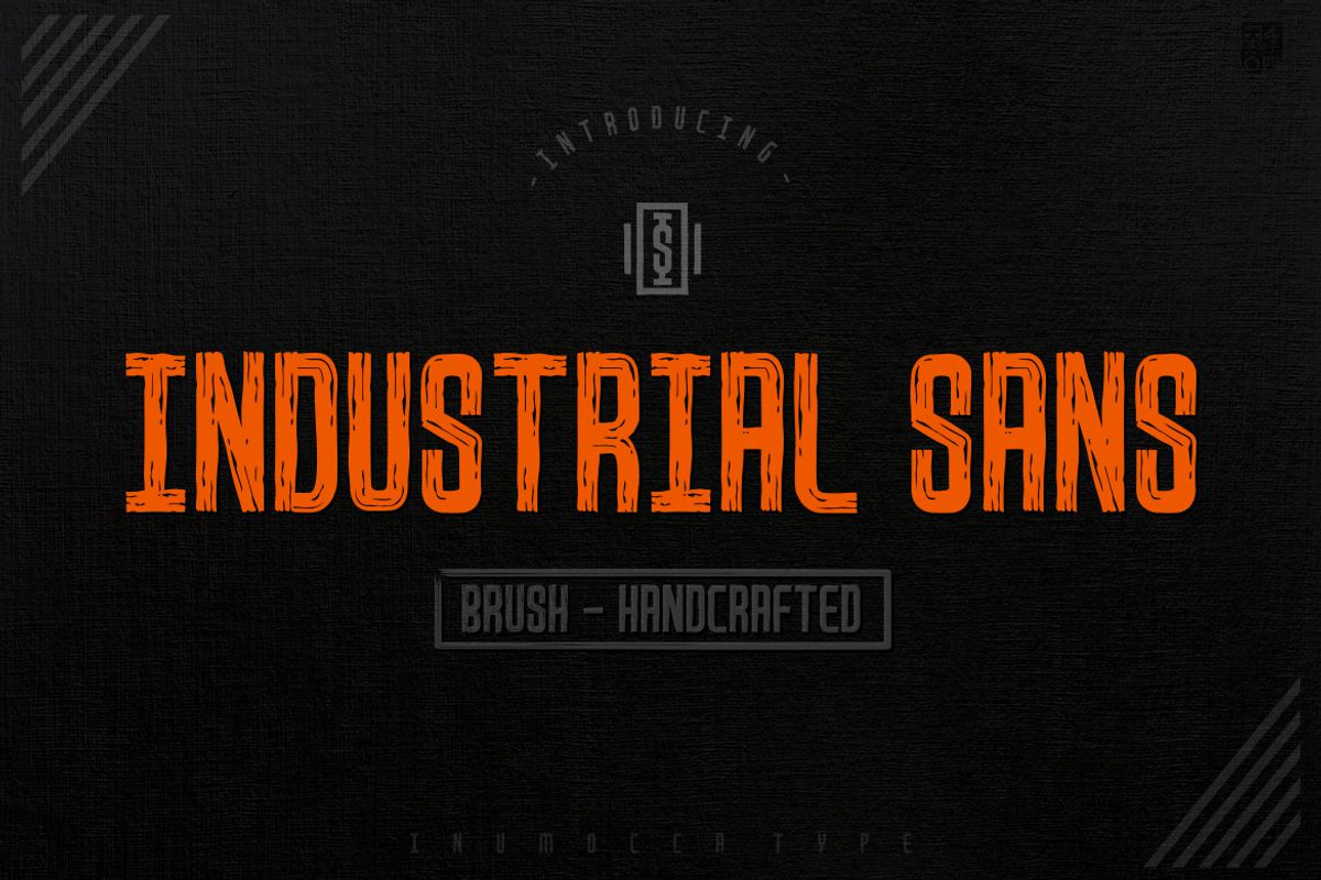 Industrial Sans, a Sans Serif Font by inumocca_type (Photo 1 of 10)