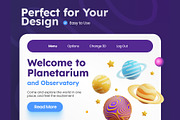 Space 3D Icons, an Object 3D Model by Rakata Studio (Thumbnail 4 of 7)