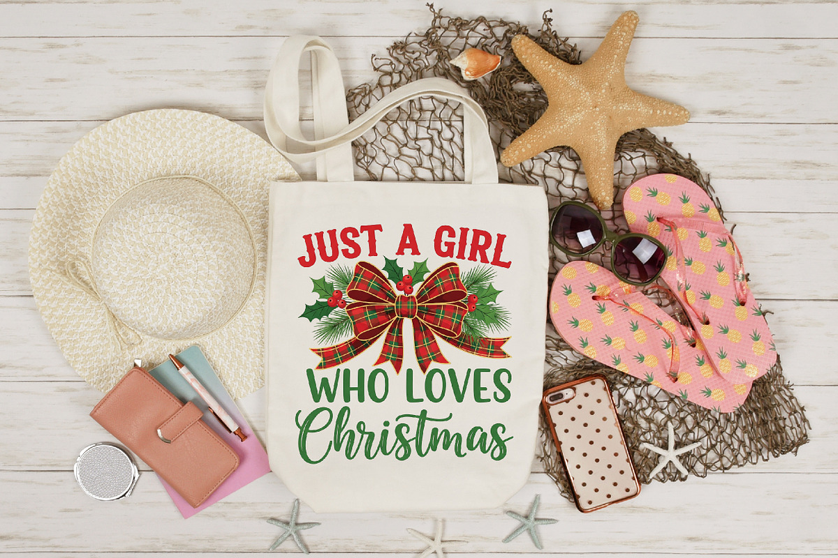 Plaid Christmas Bow PNG Sublimation, an Illustration by Designking (Photo 4 of 4)