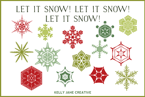Christmas Snowflakes - Vector