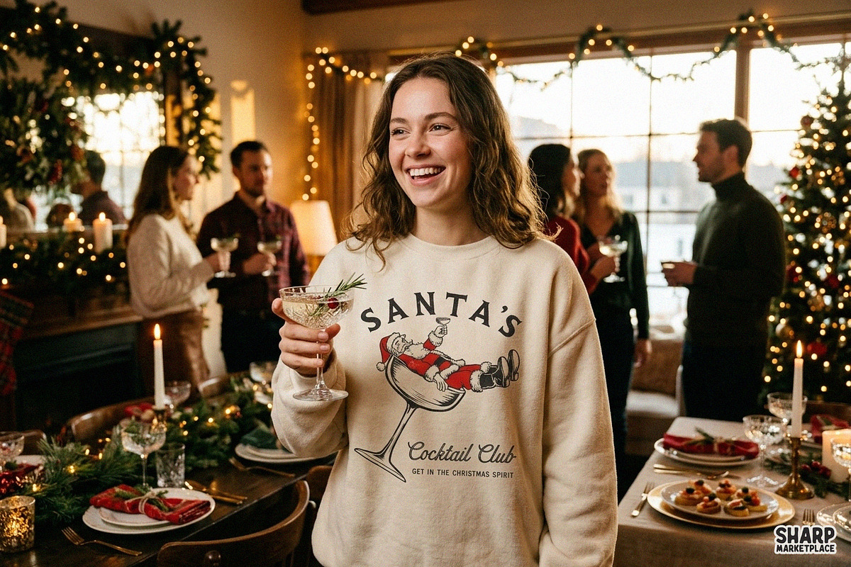 Santa's Cocktail Club Get In The, an Object Graphic by SharpMarketplace (Photo 2 of 4)