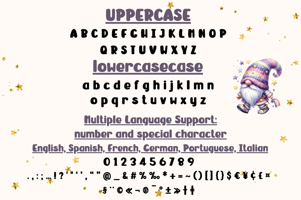 Groovy Retro Star - Handwritting, a Handwritten Font by Charmingbear59.design (Photo 2 of 5)