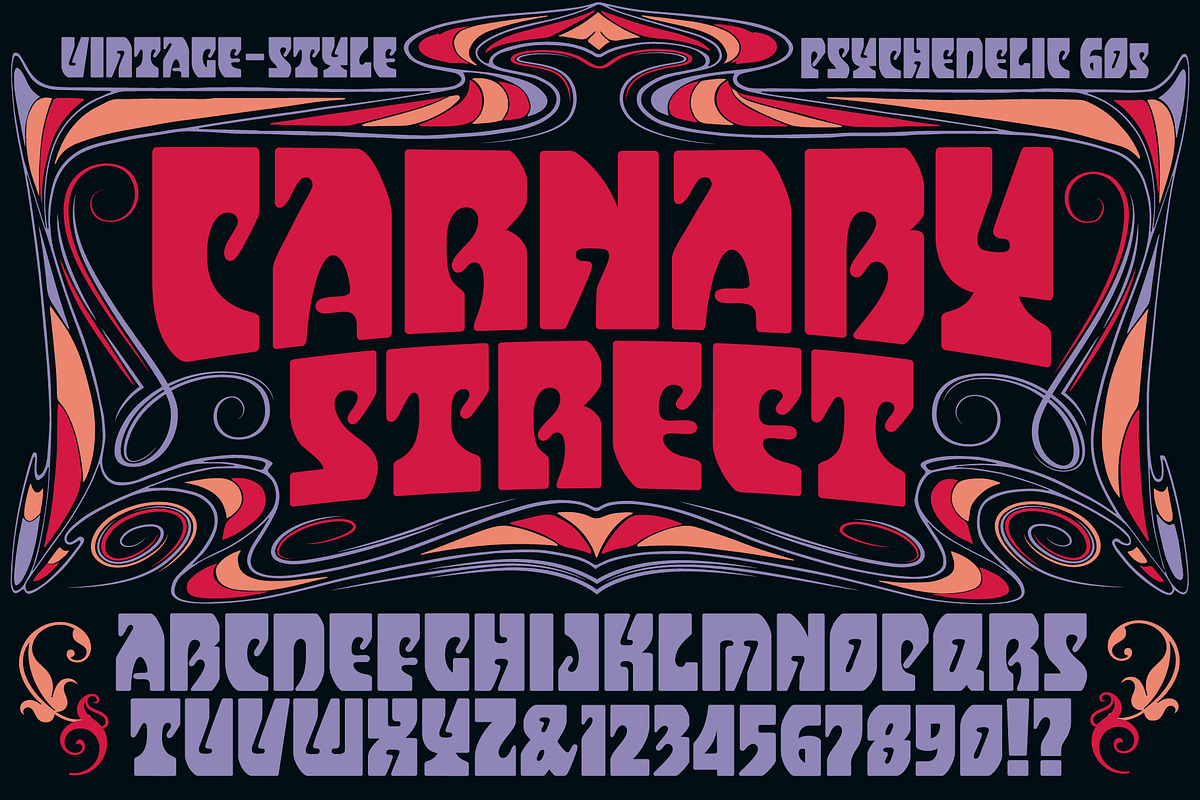 Carnaby Street Font, a Font by Mysterylab Designs (Photo 1 of 5)