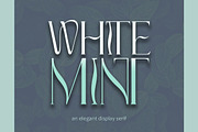 White Mint - elegant display serif, a Font by Innire (Thumbnail 1 of 9)