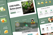 Blomly Nature-Driven Habits Landing, a Landing Page Template by productype1 (Thumbnail 4 of 5)