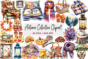 Autumn Collection Clipart, an Illustration by DreamArtGraphic (Thumbnail 1 of 4)