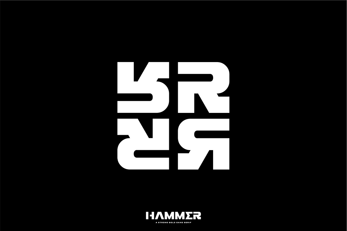 HAMMER - a strong bold sans serif, a Sans Serif Font by Vroz Studio (Photo 5 of 8)