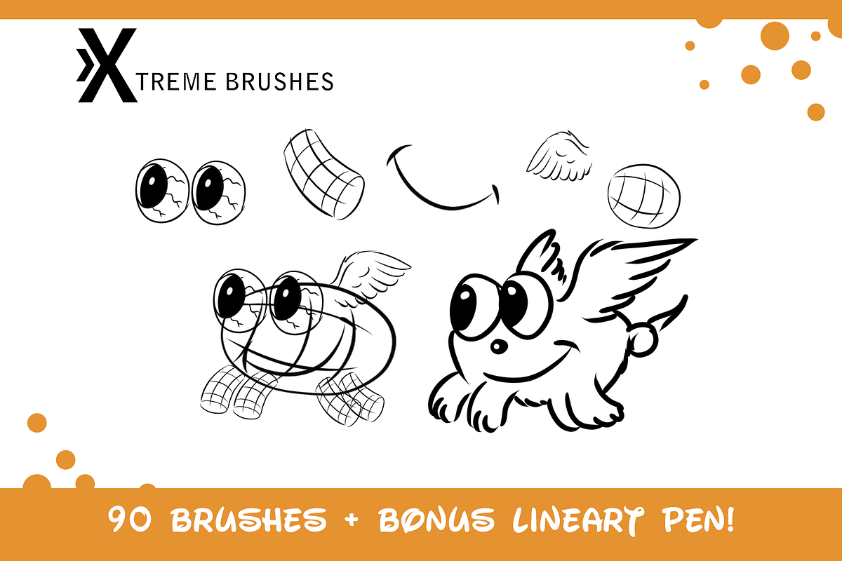 Procreate Fun Characters Kit!!!, a Brush Add-On by Extreme Brushes (Photo 2 of 8)