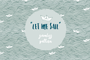 Let me sail - Seamless Pattern, a Pattern Graphic by Franzi draws (Thumbnail 1 of 5)