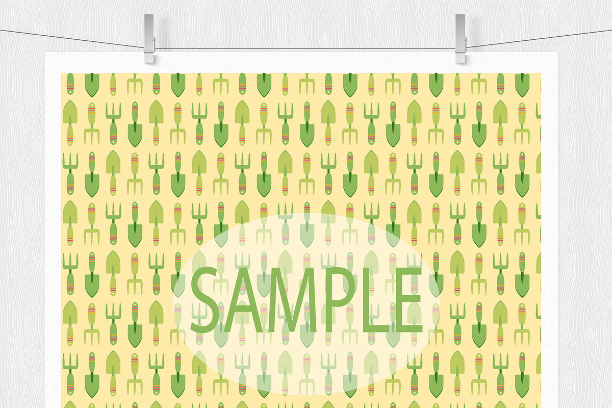 Sunflower Patterns - Digital Paper, a Pattern Graphic by Leska's Digitals (Photo 6 of 6)
