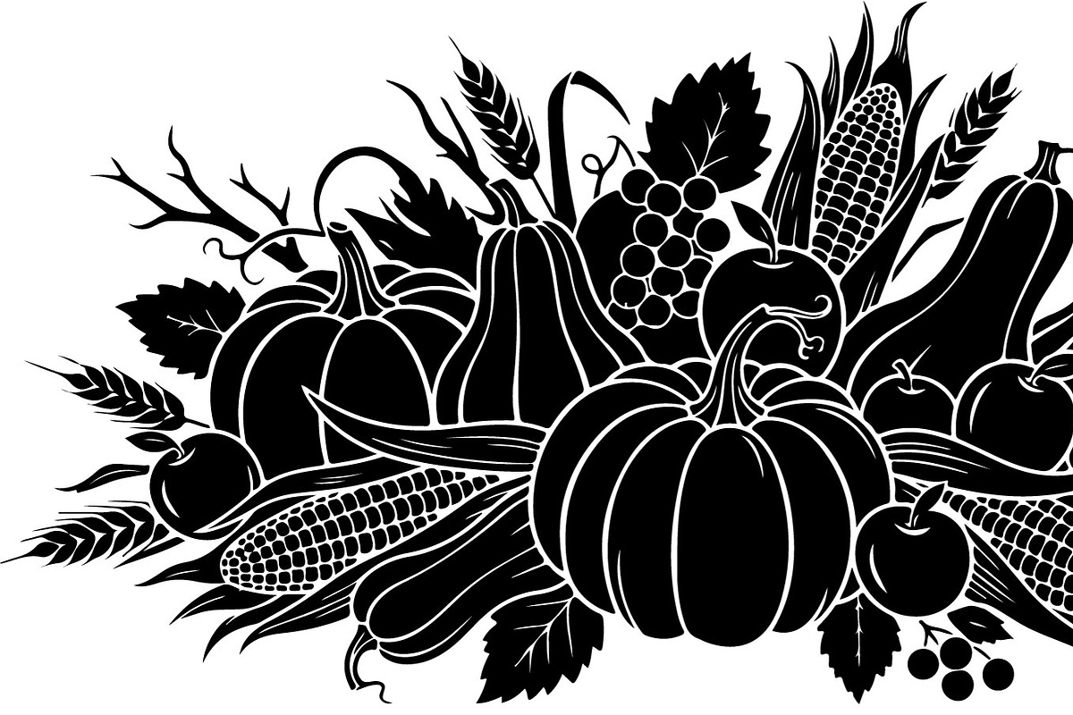 Thanksgiving Harvest SVG Bundle, an Illustration by Designs_River (Photo 44 of 48)