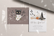 Watercolor Clipart-ELEGANT HALLOWEEN, a Decorative Illustration by Beigetime (Thumbnail 10 of 10)
