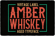 Amber Whiskey Typeface, a Symbol Font by VozzyStock (Thumbnail 3 of 5)