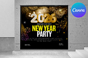 New Year Celebration Flyer - Canva, a Flyer Template by graphicforest (Thumbnail 2 of 3)