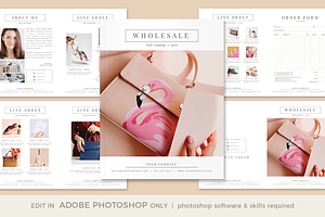 Wholesale Catalog Template PHOTOSHOP