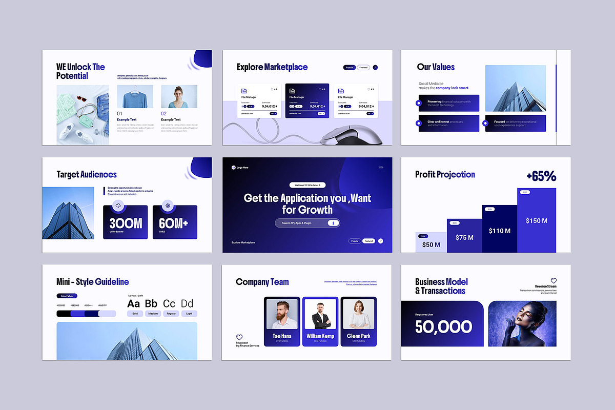 Funding Pitch Deck Presentation preview 2