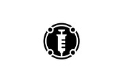 Medical Syringe Healthcare Logo, a Branding & Logo Template by Luxury Logos (Thumbnail 3 of 4)