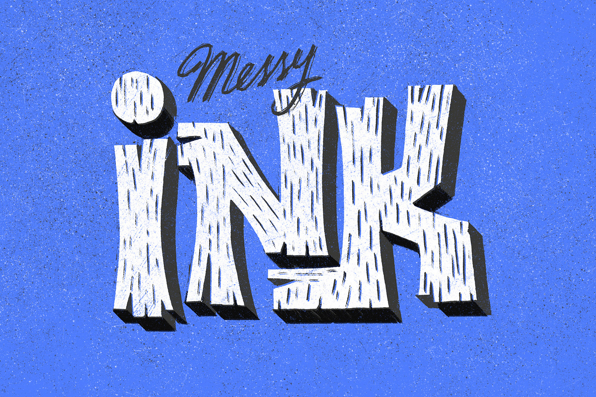 Imperfect Inkers Procreate Brush Set, a Brush Add-On by Idle Letters (Photo 4 of 9)
