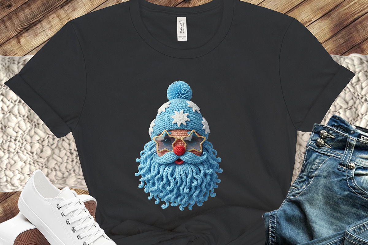 Crochet Christmas Faux Yarn Santa Pn, an Illustration by designcity5 (Photo 4 of 8)