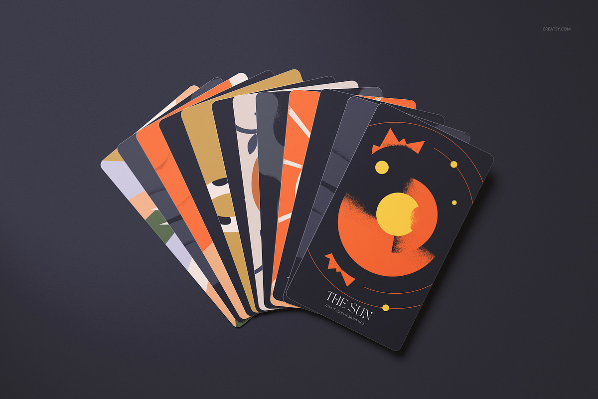 Tarot Cards Mockup Bundle, a Merchandise Mockup by creatsy5 (Photo 33 of 42)