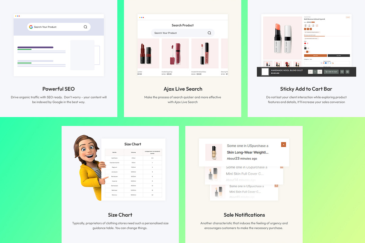 Beauty & Cosmetic | Shopify Theme preview 4