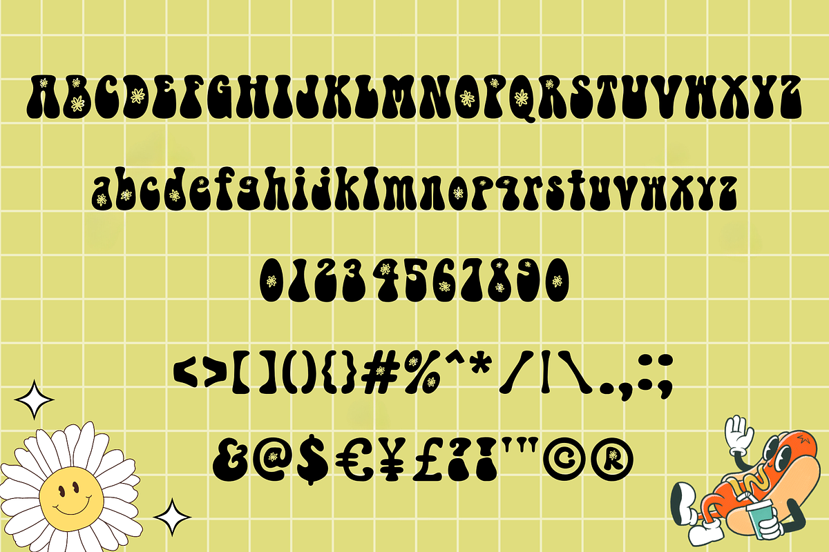 Funky Bite | Display Font, a Font by BAMBIN (Photo 8 of 8)