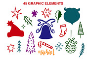 Christmas Lettering Quotes & Clipart, a Decorative Illustration by PicByKate (Thumbnail 5 of 7)