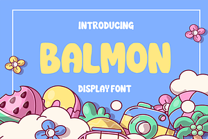 Balmon Display Font