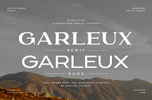 GARLEUX Duo Display Font